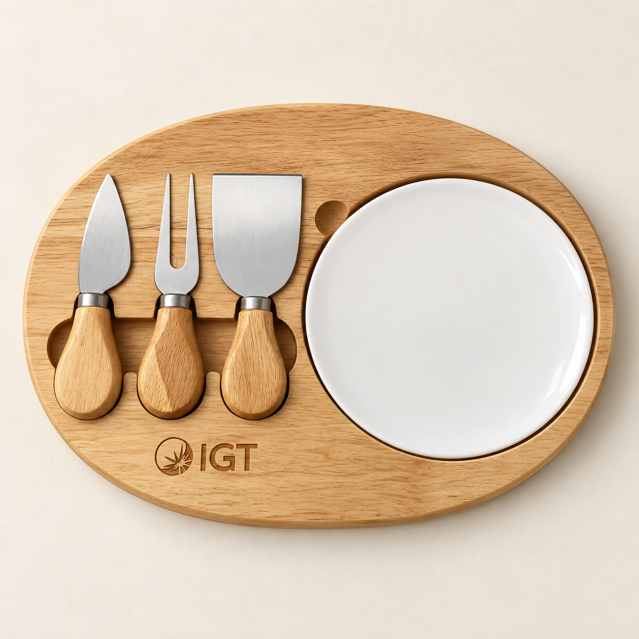 Tabla para quesos de madera personalizada para IGT